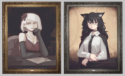 In-Game Portrait Paintings