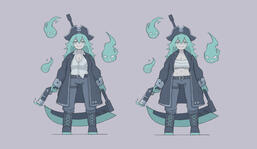 Space Pirate "Capt. Corsair" - Character Concept