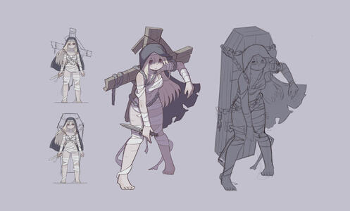 Disgraced Nun - Character Concept