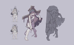 Disgraced Nun - Character Concept