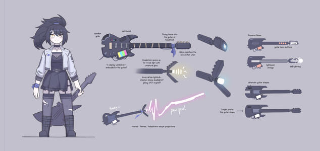 Intergalactic Idol "Polka" - Character Concept