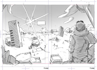 Double-Page Spread for Personal Comic