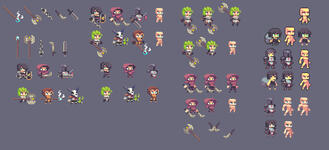 48x48 Fantasy Character Sprites